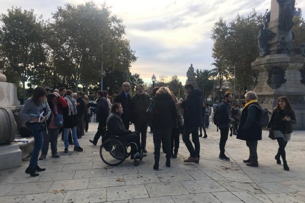 concentració davant del tsjc el nacional carlota camps