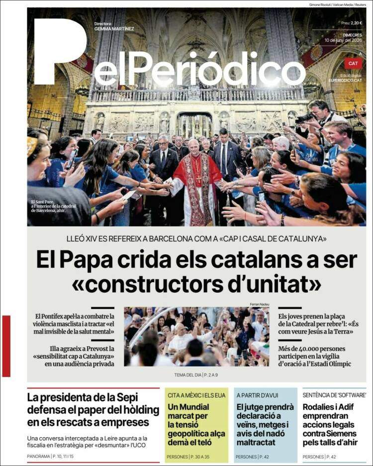 'El Periódico', 10 de juny de 2026