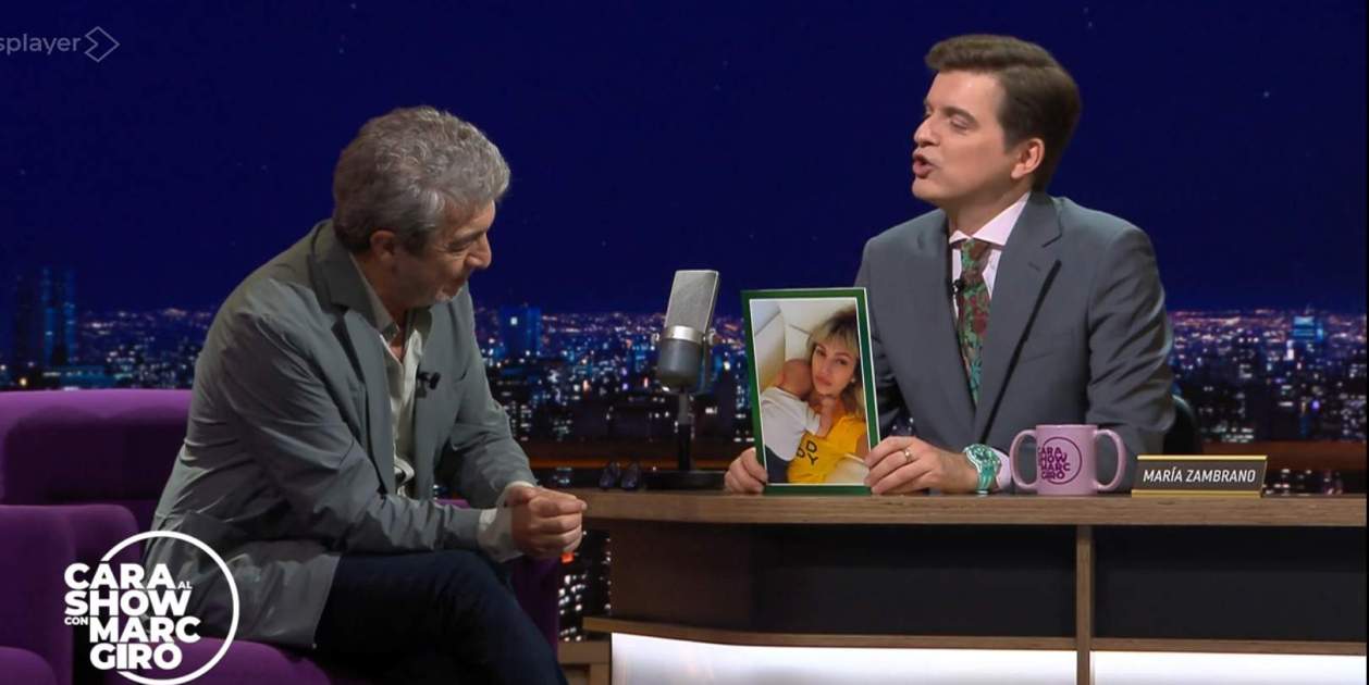 Ricardo Darín amb Marc Giró parlant de la seva nora i del seu net / Atresplayer Ricardo Darín amb Marc Giró parlant de la seva nora i del seu net / Atresplayer