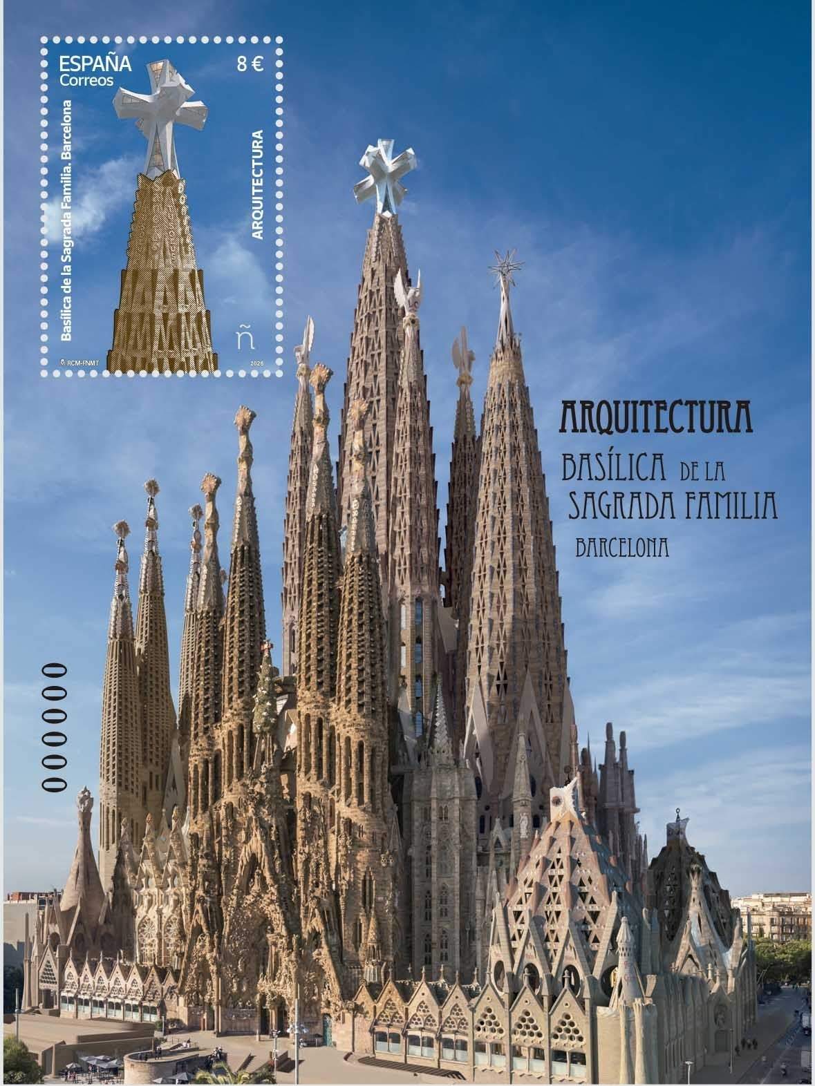 segell sagrada familia correus sello correos segell sagrada familia correus sello correos