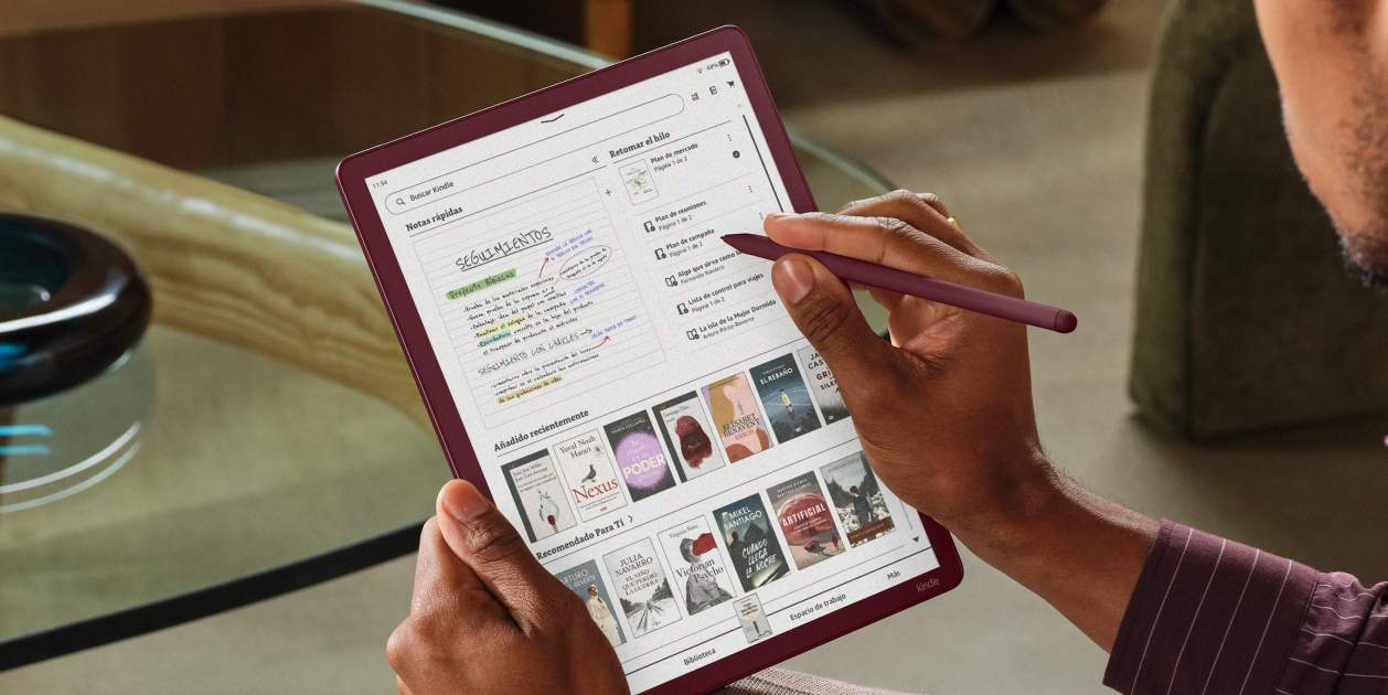 Ya disponibles los nuevos Amazon Kindle Scribe, más ambiciosos que nunca y con pantalla a color