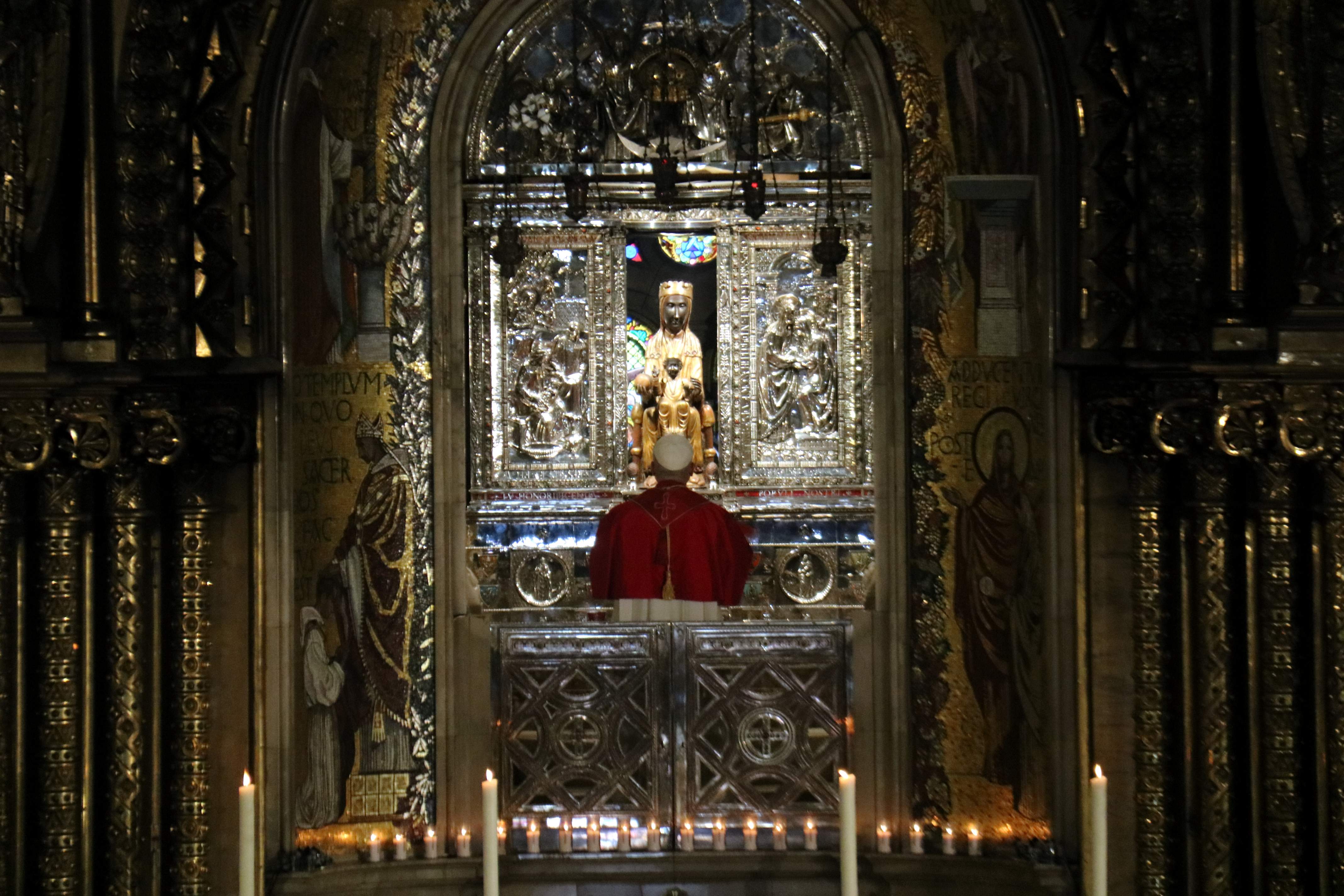 Lleó XIV s'encomana a la verge de Montserrat en ca