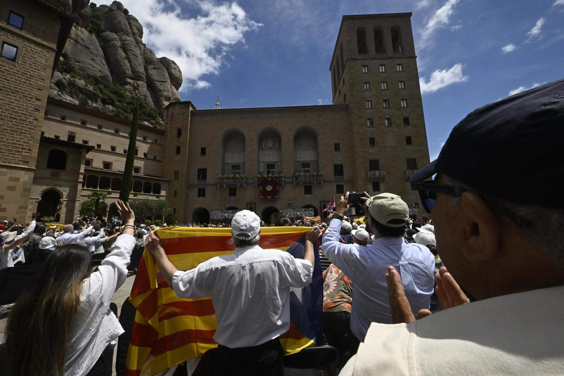 Reconeixement de Lleó XIV des de Montserrat: "Gràcies, Catalunya per rebre tantes persones d’altres països"