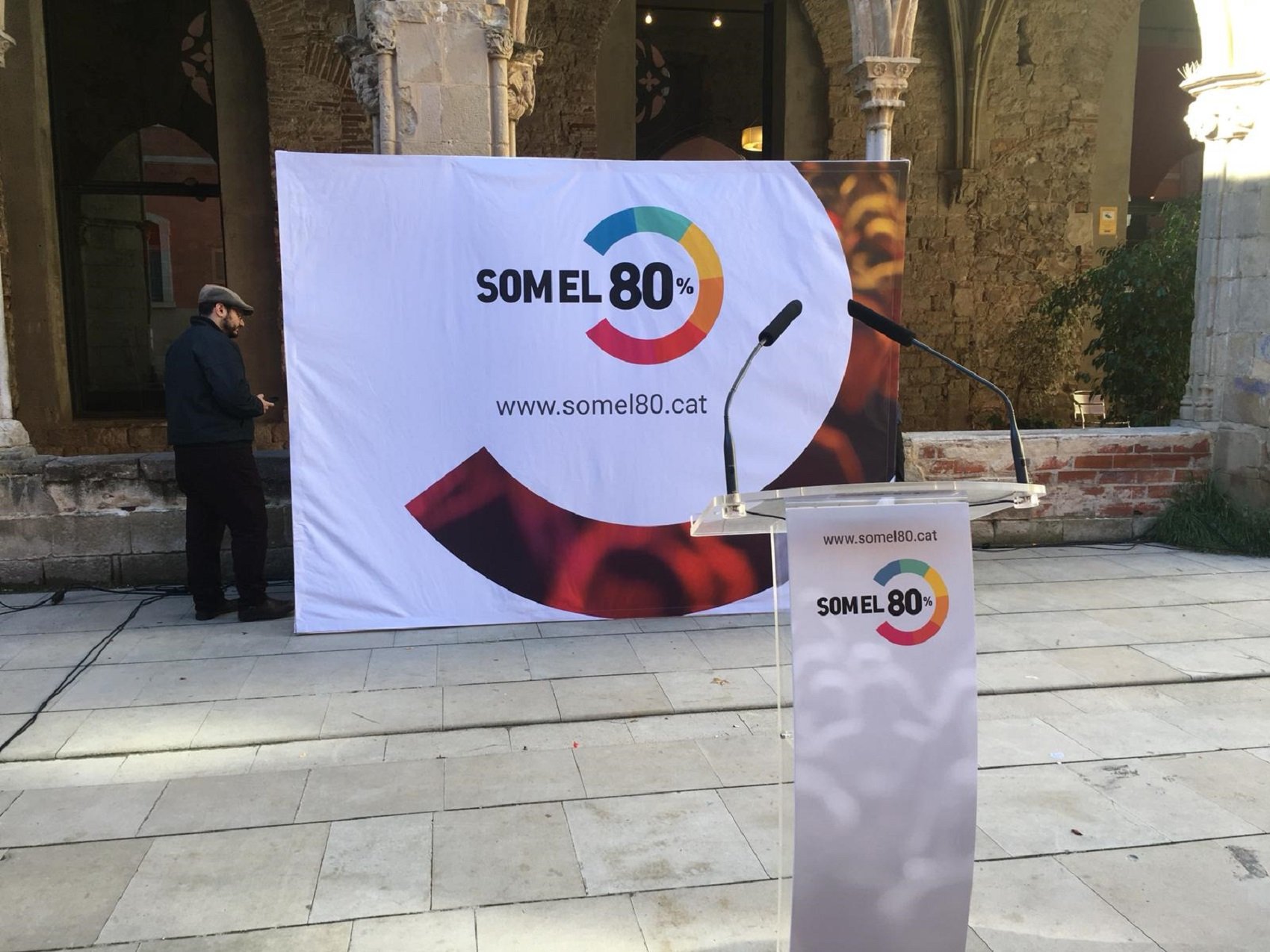 Més de 50.000 adhesions en menys de 8 hores a la plataforma 'Som el 80%'