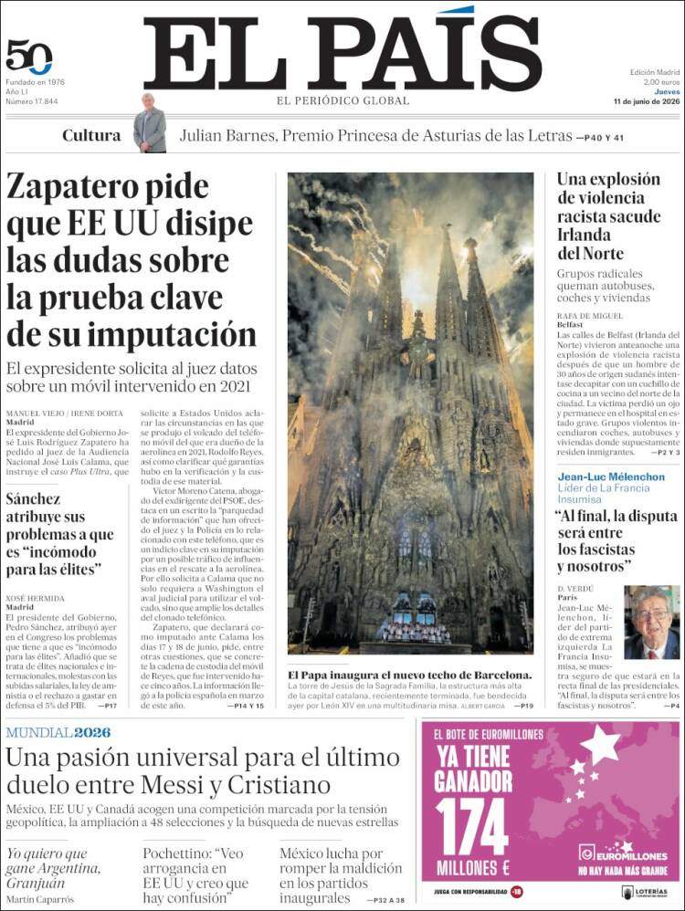 'El País', 11 de juny de 2026