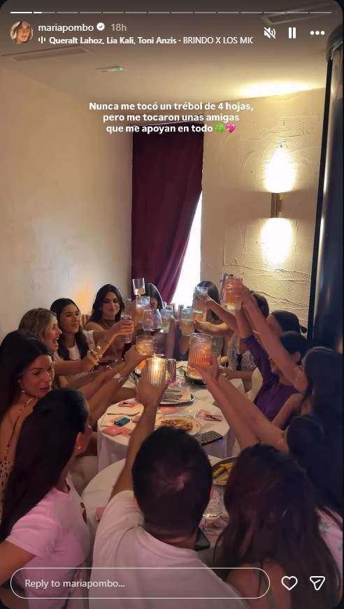 El story de María Pombo amb les seves amigues / Instagram El story de María Pombo amb les seves amigues / Instagram
