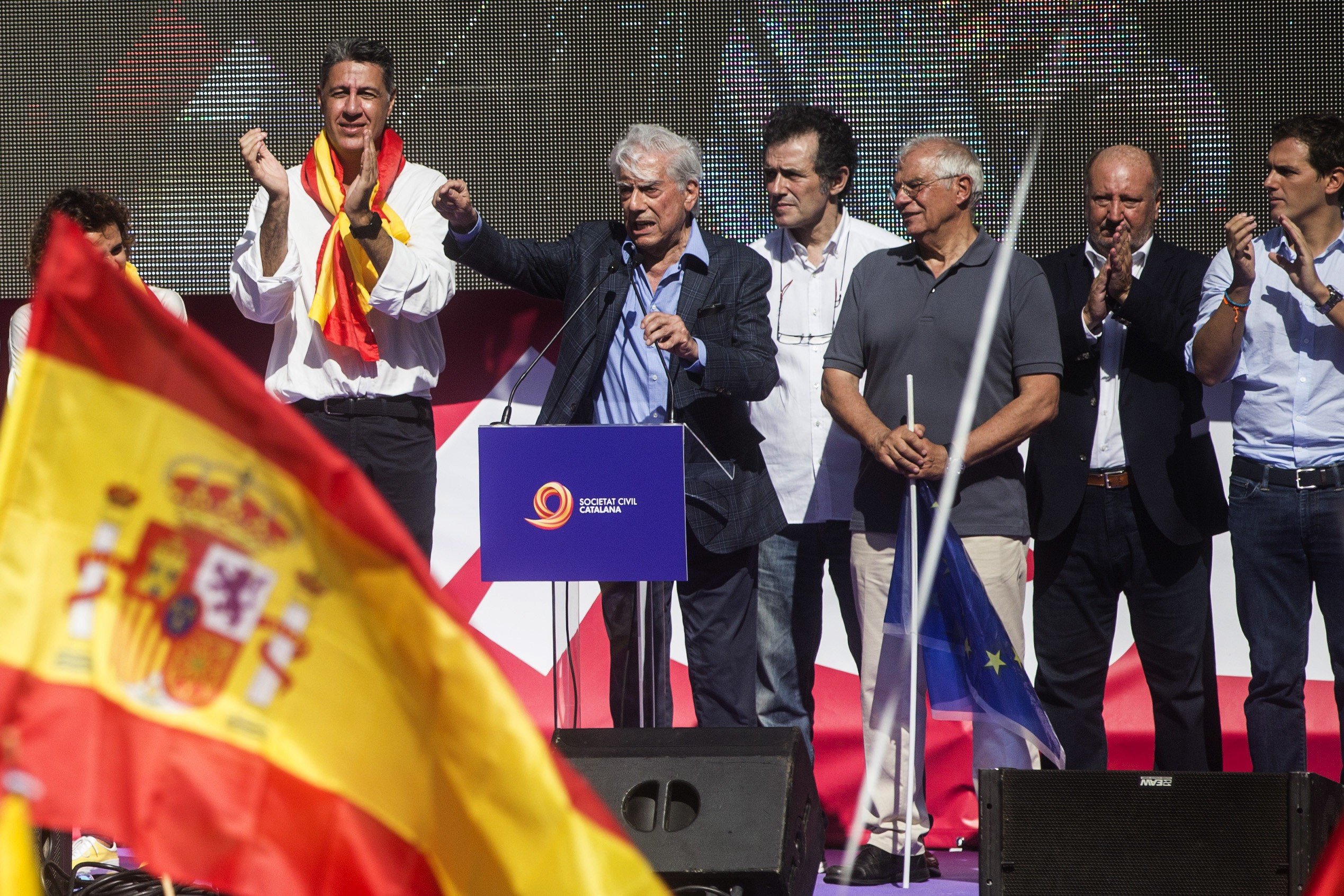 Les xifres d'altres manifestacions de la dreta i l'unionisme deixen en ridícul la de Colón