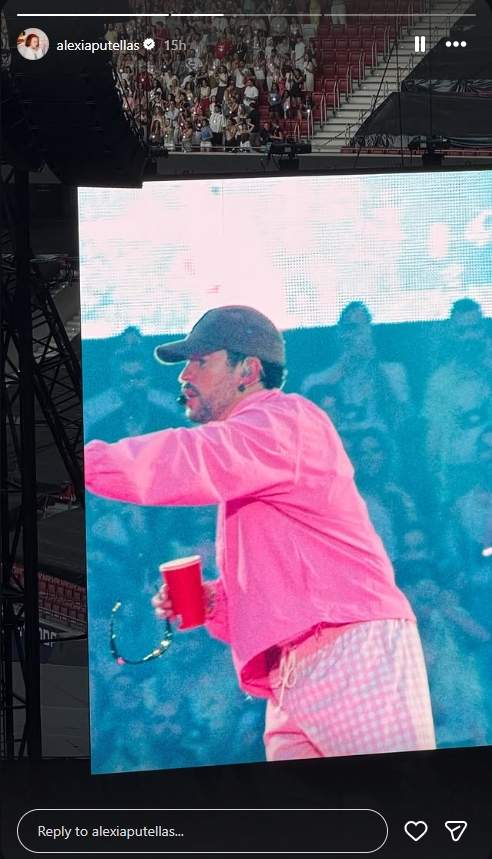 Alexia Putellas al concert de Bad Bunny / Instagram Alexia Putellas al concert de Bad Bunny / Instagram
