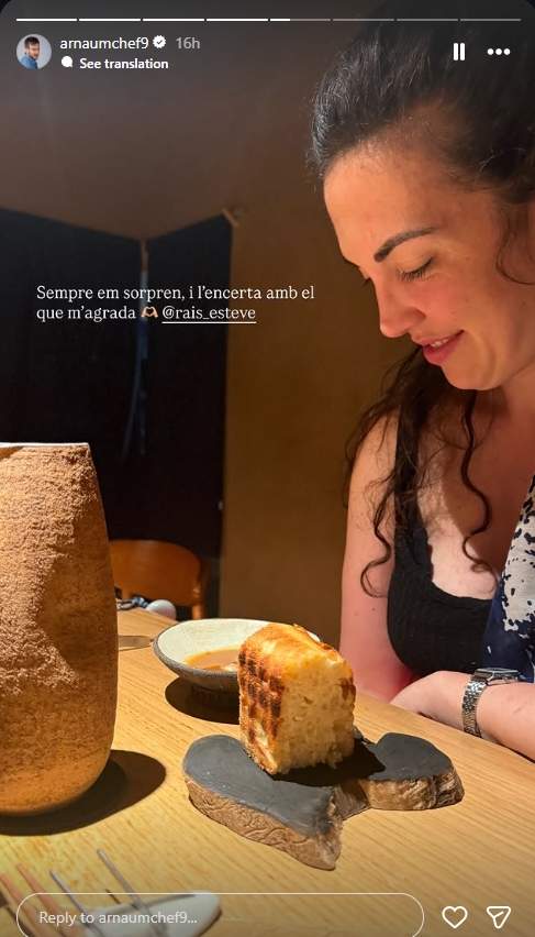 Arnau París de cita amb la Rais, la seva parella / Instagram Arnau París de cita amb la Rais, la seva parella / Instagram