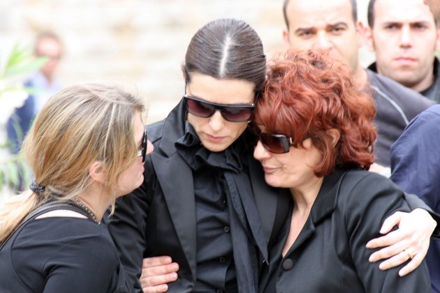raquel sanchez silva i sogra funeral GTRES raquel sanchez silva i sogra funeral GTRES