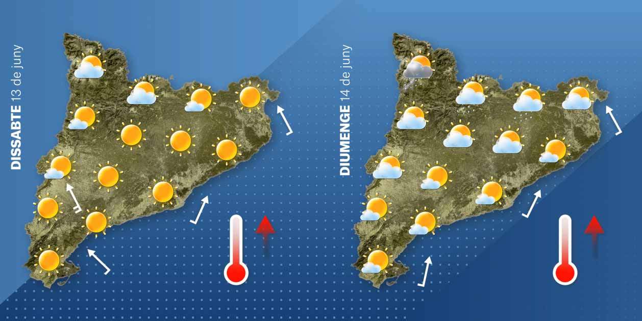 Mapa cap de setmana 12 06 Mapa cap de setmana 12 06