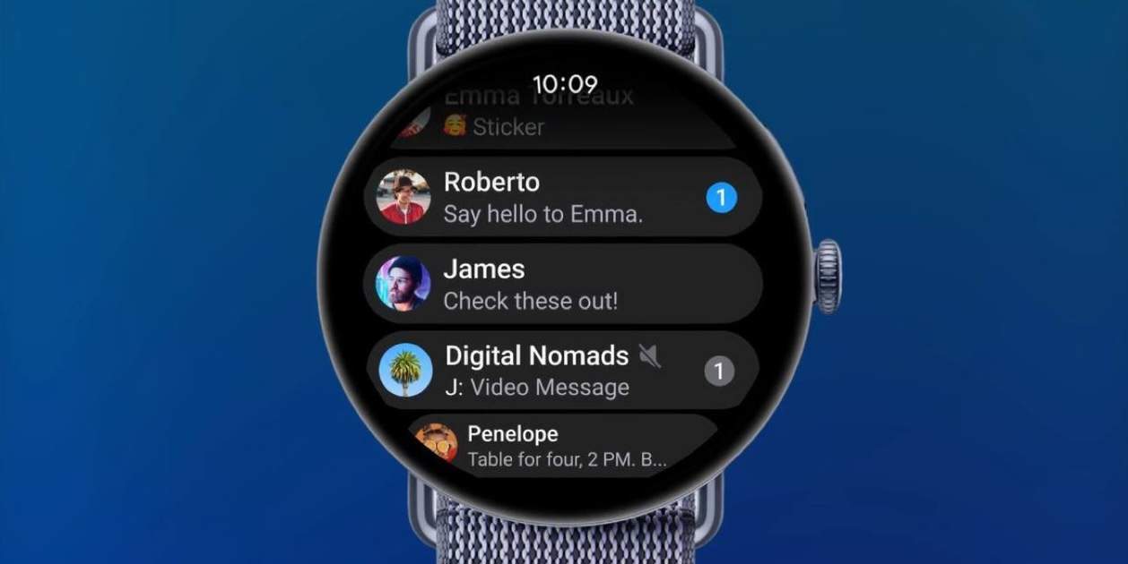 Telegram torna als rellotges Android amb Wear OS amb aquestes novetats