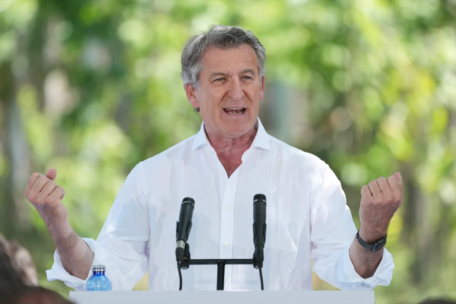 Feijóo acusa el "fariseu" de Sánchez de ser capaç de "qualsevol cosa" com una "cacera" contra jutges