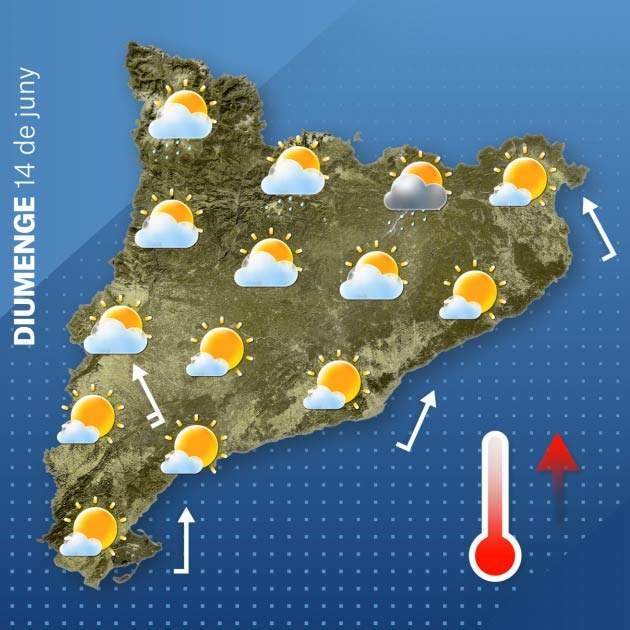 Mapa Catalunya diumenge 13-6