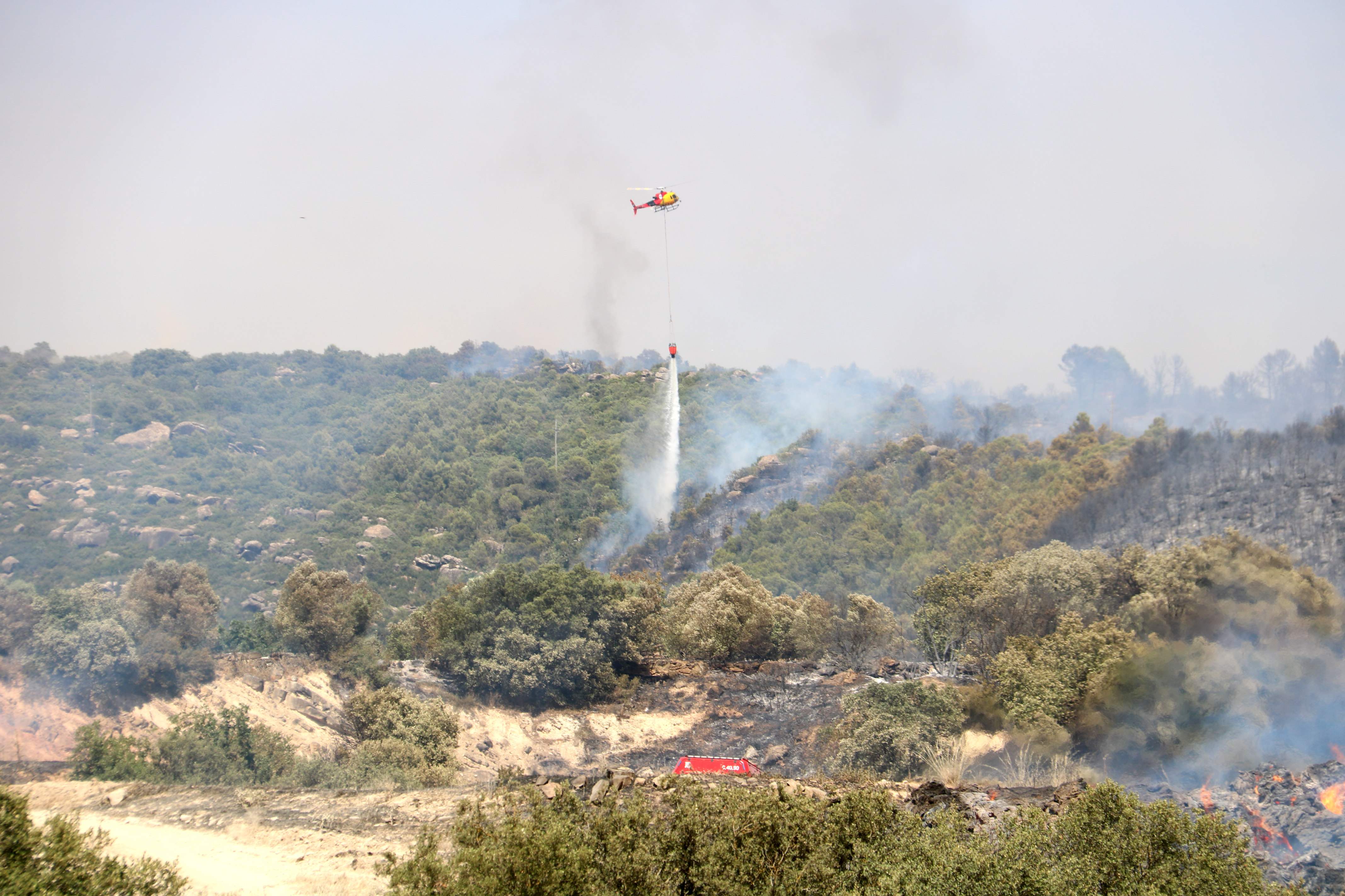 30 municipis catalans s'enfronten aquest diumenge a un "perill molt alt d'incendi"