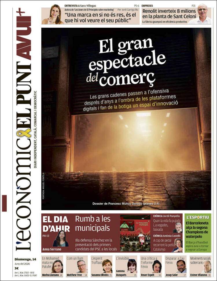 'EL PUNT AVUI' 14 'EL PUNT AVUI' 14