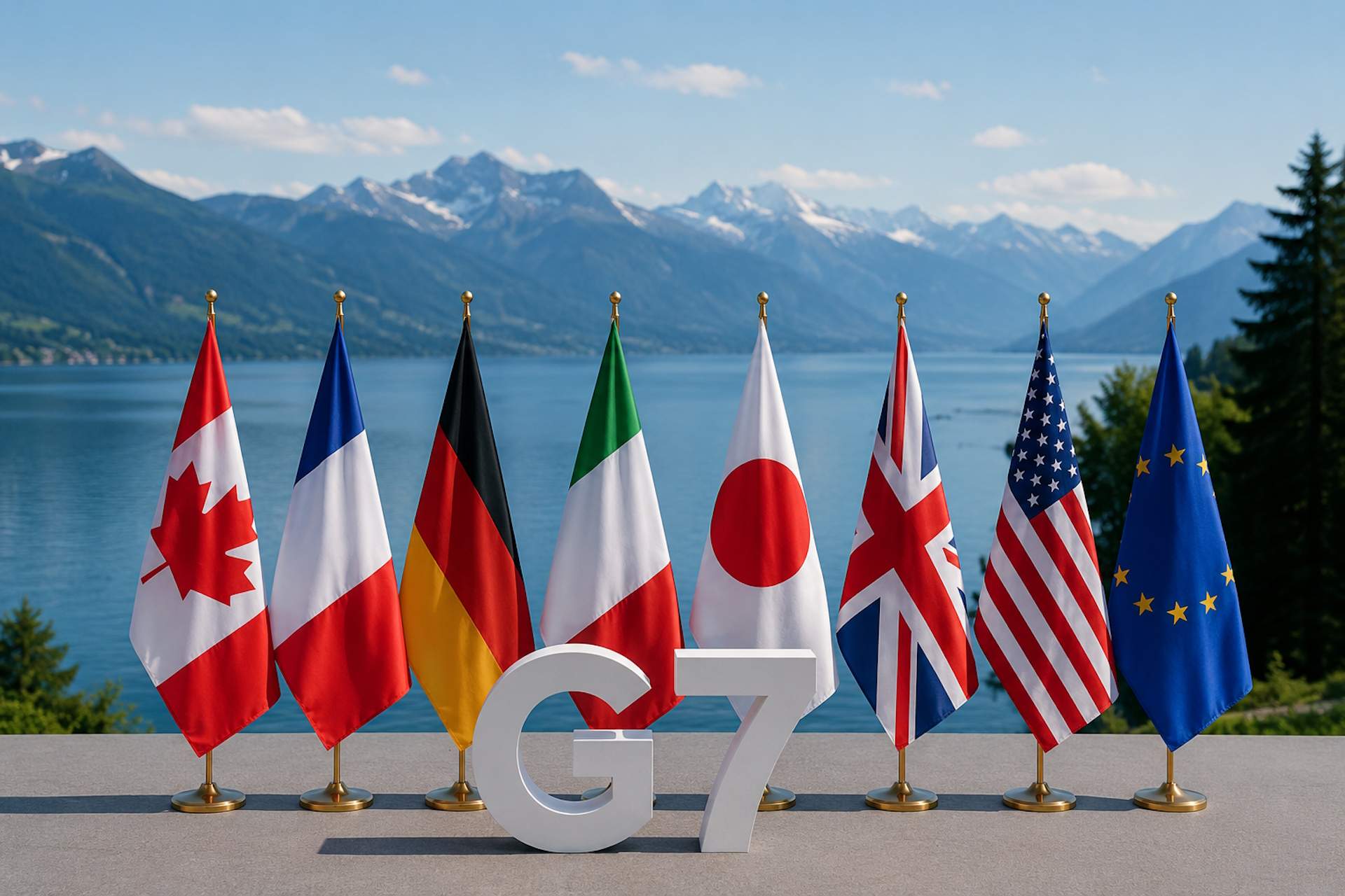 El G7 arriba als Alps sota pressió per l’Iran i Trump, la guerra a Ucraïna i amb la Xina com a gran absència
