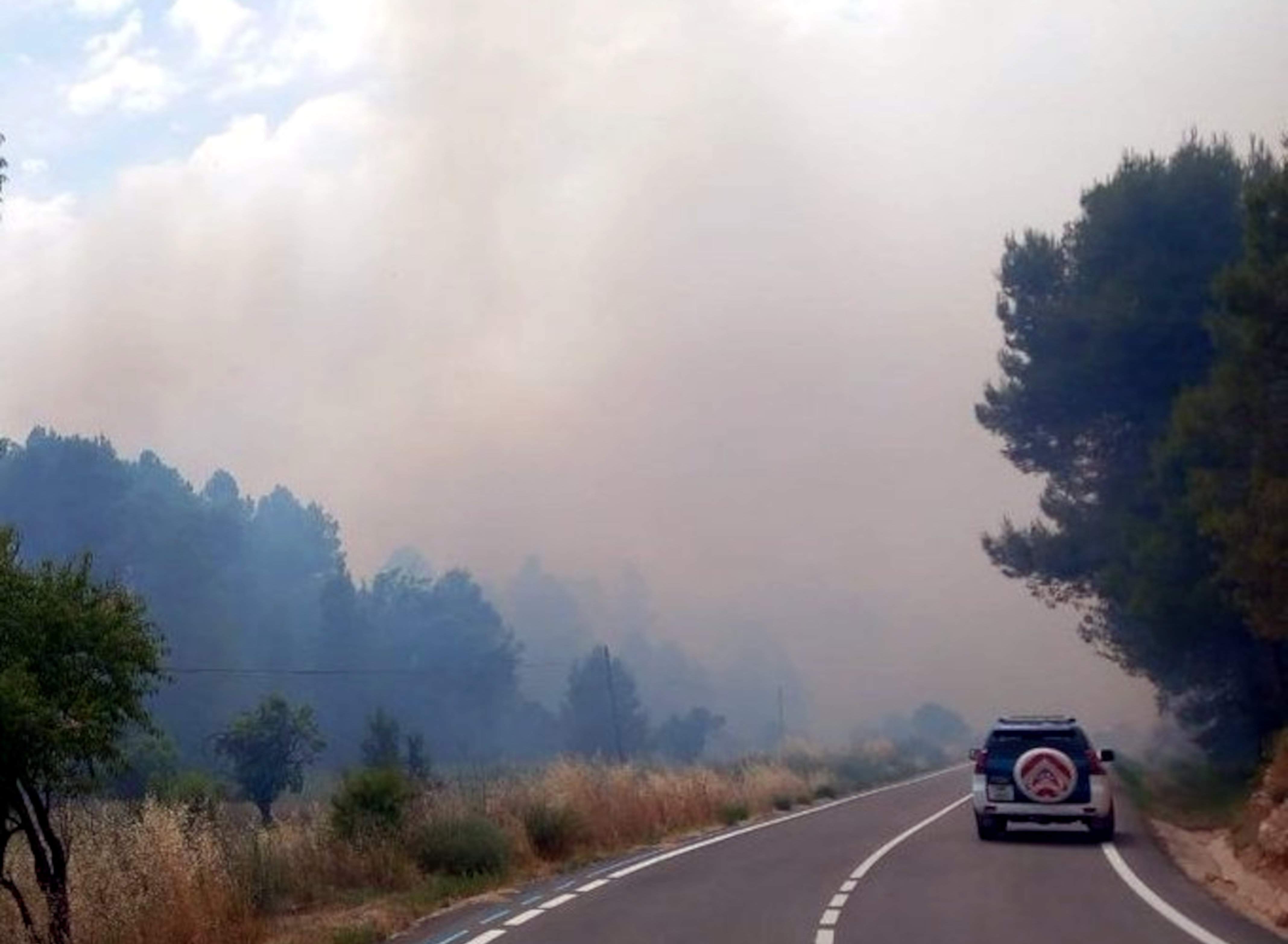Els Agents Rurals amplien el "perill molt alt d'incendis" a 51 municipis de vuit comarques