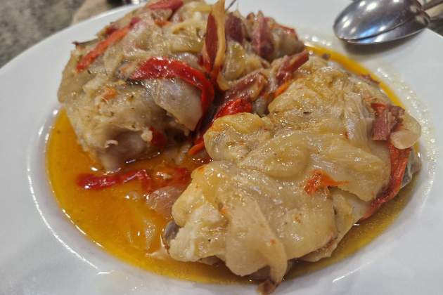 Peus de porc del restaurant El Galeó. / Foto: Esmorzarsdeforquilla.cat Peus de porc del restaurant El Galeó. / Foto: Esmorzarsdeforquilla.cat