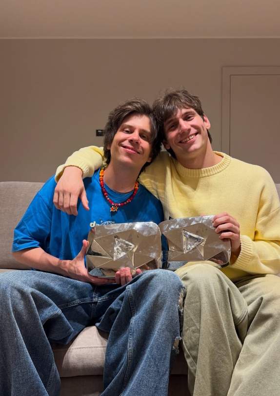 Gaspi, a la dreta, al costat d'elRubius IG Gaspi, a la dreta, al costat d'elRubius IG
