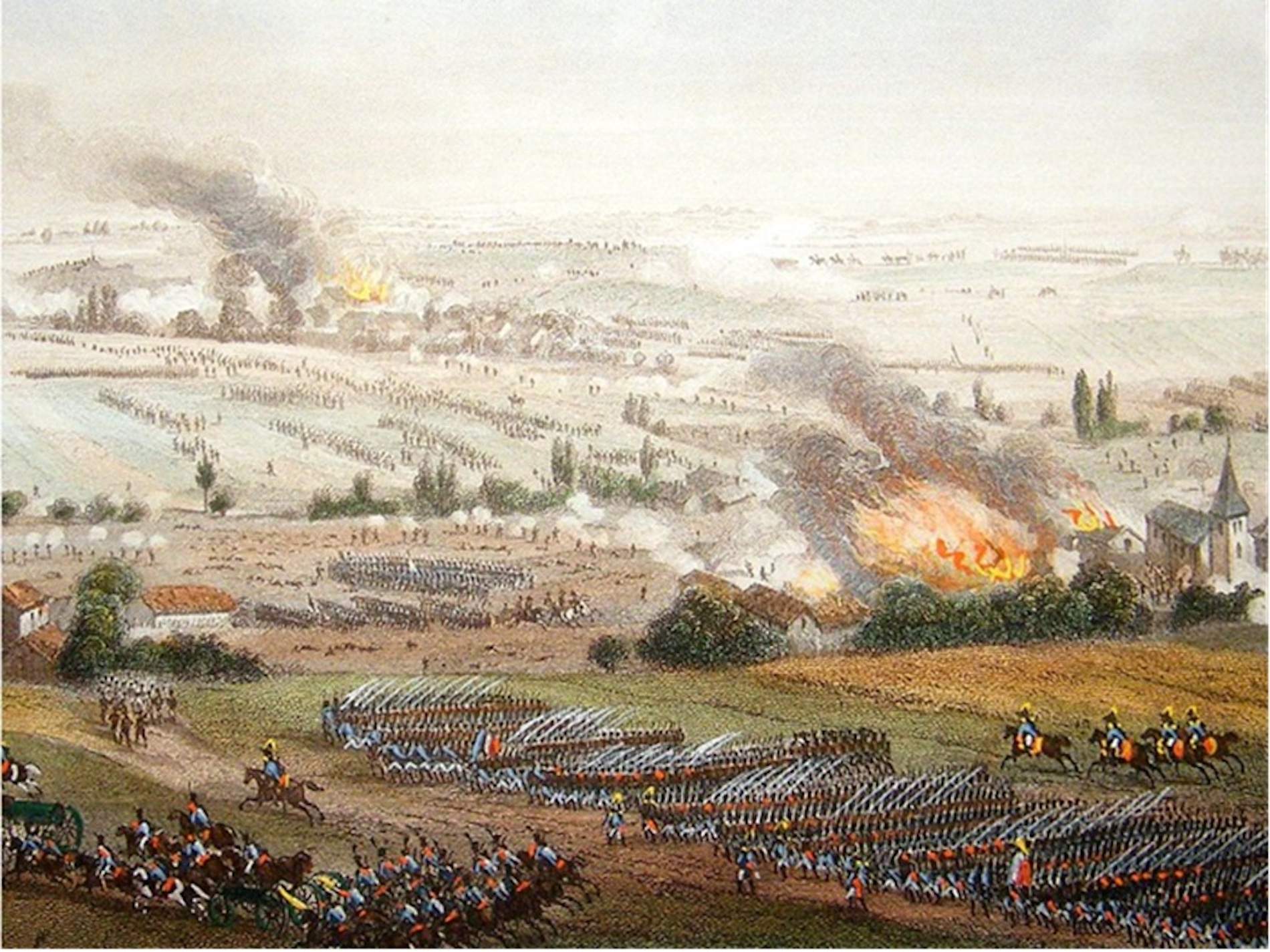 Napoleó aconsegueix la seva darrera victòria abans de la batalla de Waterloo