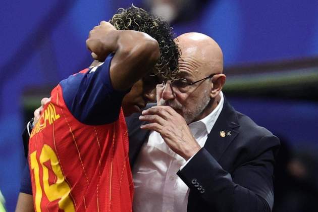 De la Fuente Lamine Yamal Espanya Cap Verd / Foto: EFE
