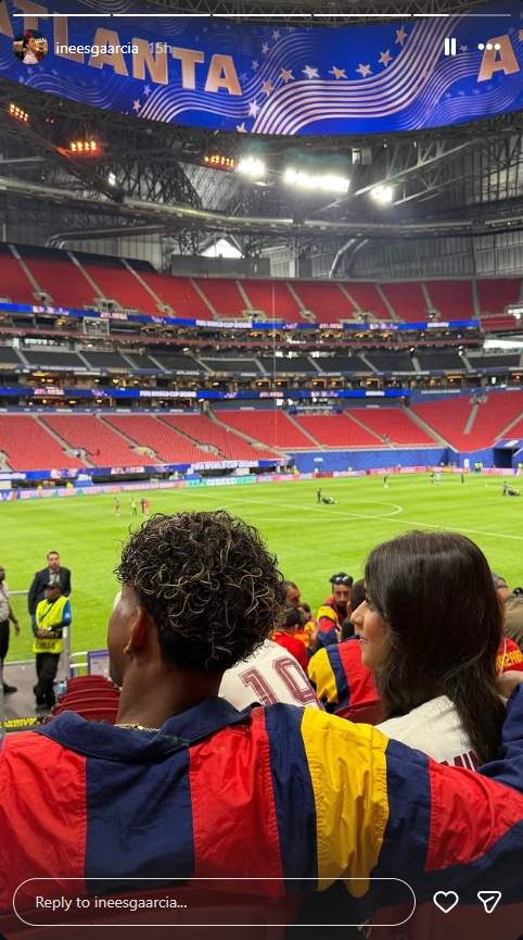 La foto de Lamine Yamal e Inés García / Instagram La foto de Lamine Yamal e Inés García / Instagram