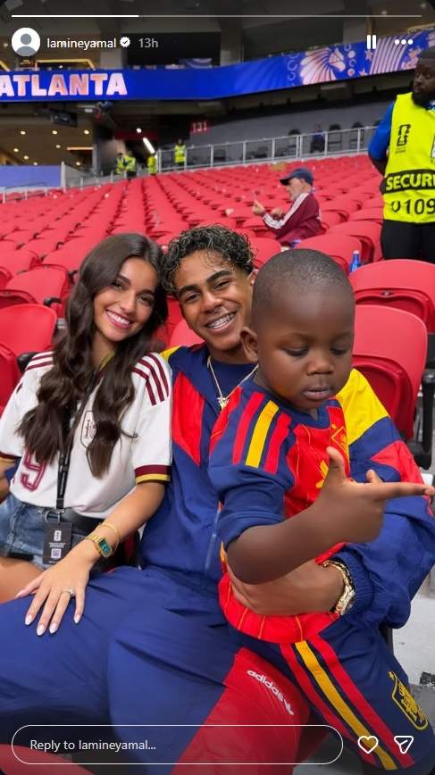 La foto de Lamine Yamal i Inés García / Instagram La foto de Lamine Yamal i Inés García / Instagram
