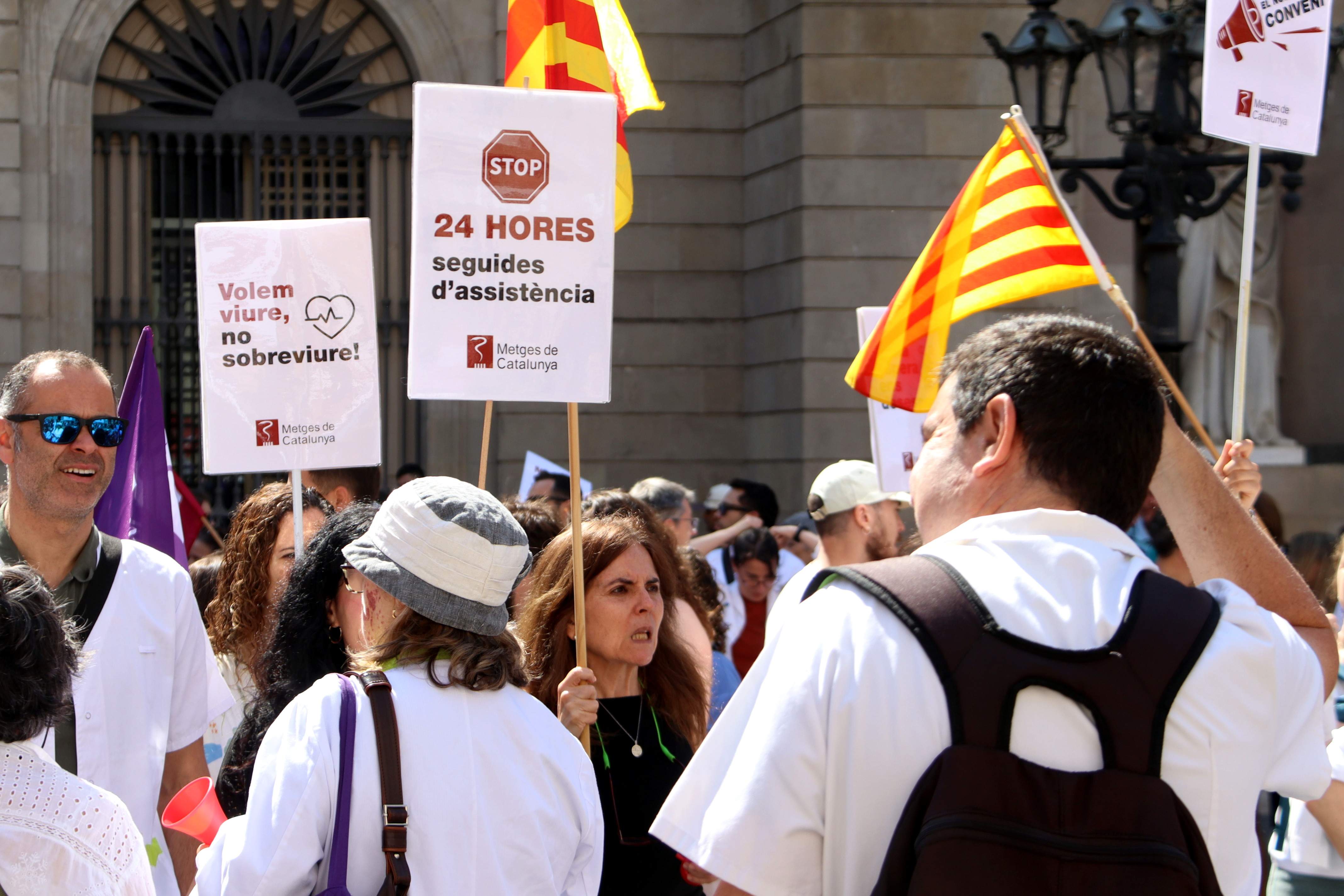 Els metges fan l’última vaga abans de l’estiu i mantenen el pols a Salut