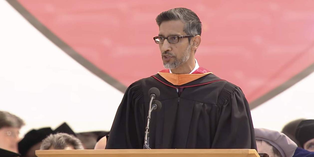 Steve Jobs inspiraba; Sundar Pichai divide: protestas en Stanford contra el CEO de Google