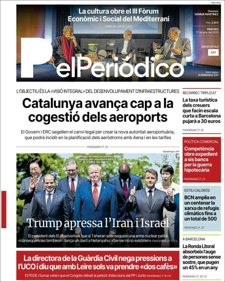 'El Periódico', 17 de juny de 2026 'El Periódico', 17 de juny de 2026