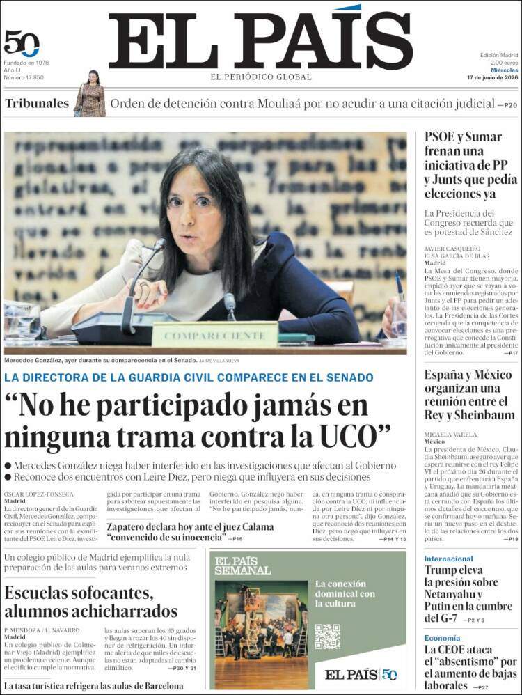 'El País', 17 de juny de 2026 'El País', 17 de juny de 2026