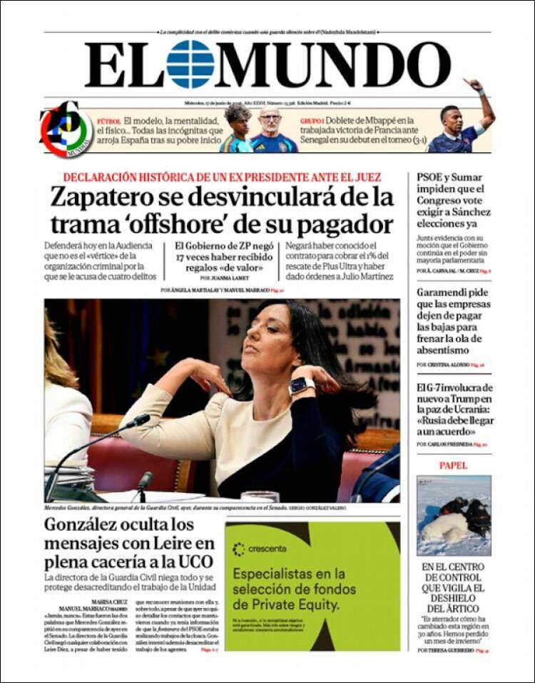 'El Mundo', 17 de juny de 2026 'El Mundo', 17 de juny de 2026
