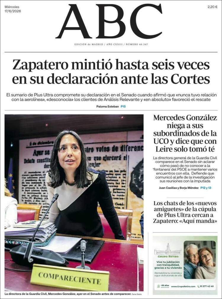 'ABC', 17 de juny de 2026 'ABC', 17 de juny de 2026