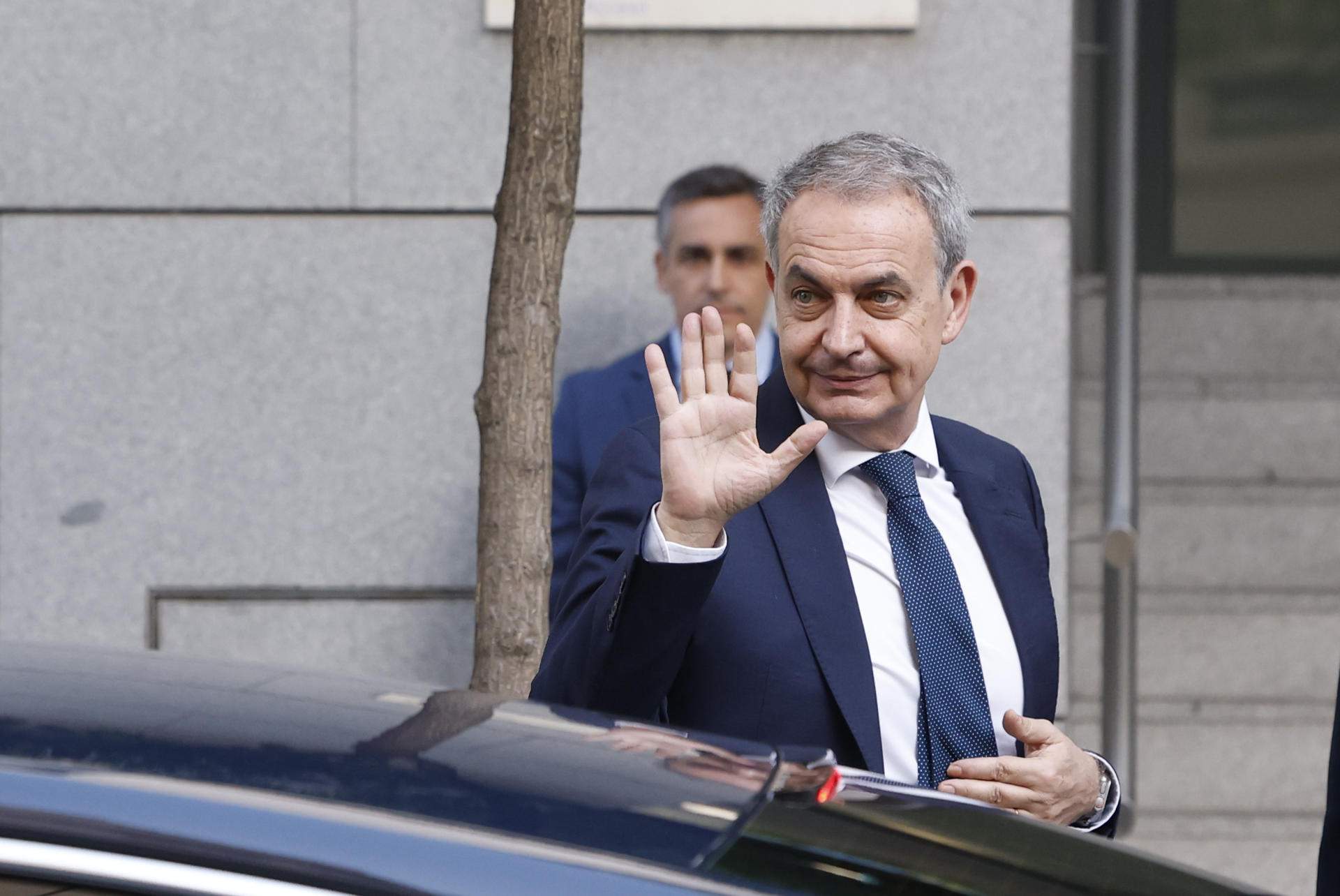 Zapatero llega a la Audiencia Nacional para declarar como investigado en el caso Plus Ultra