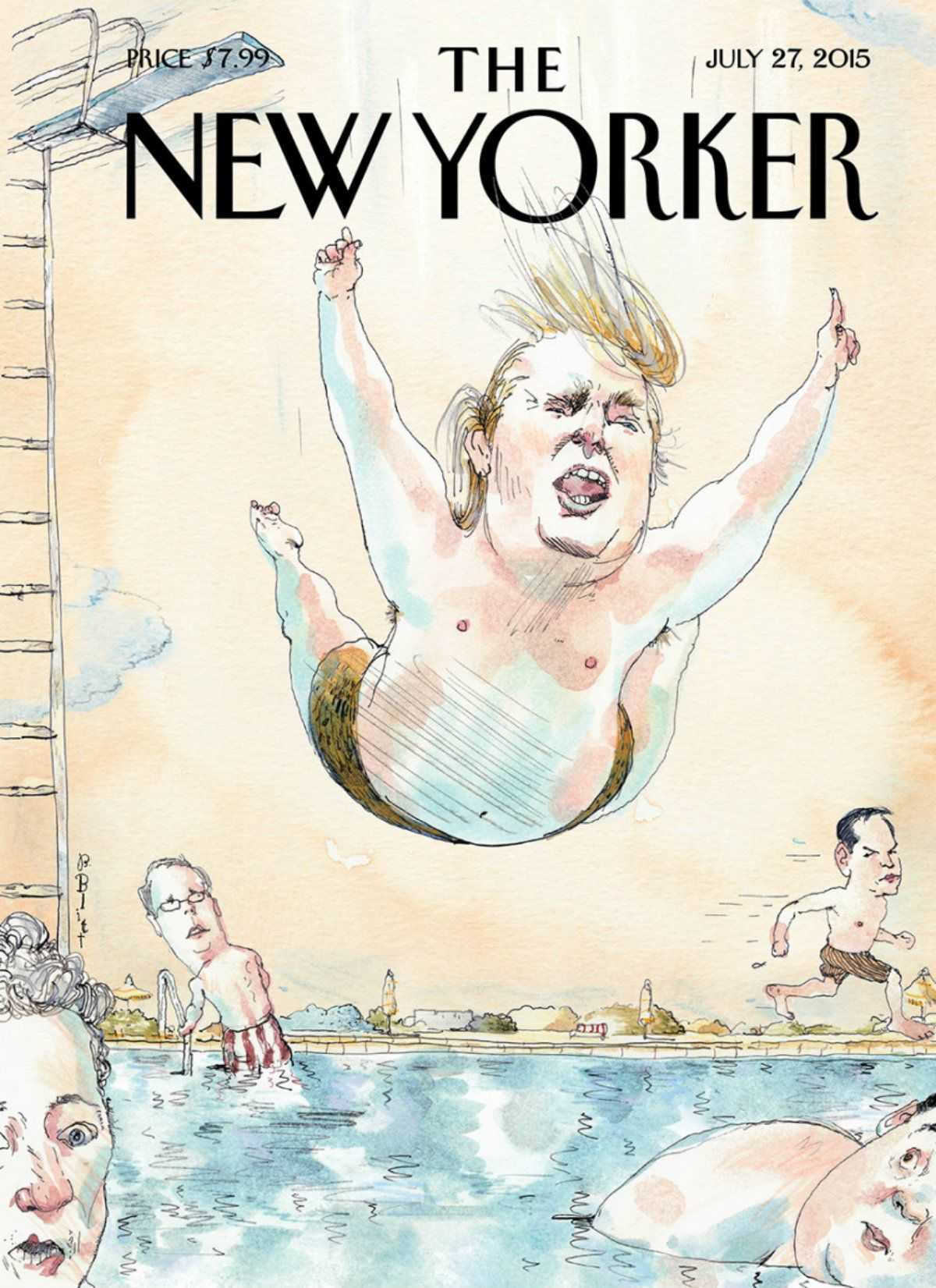 Trump contra Clinton en las portadas de las revistas