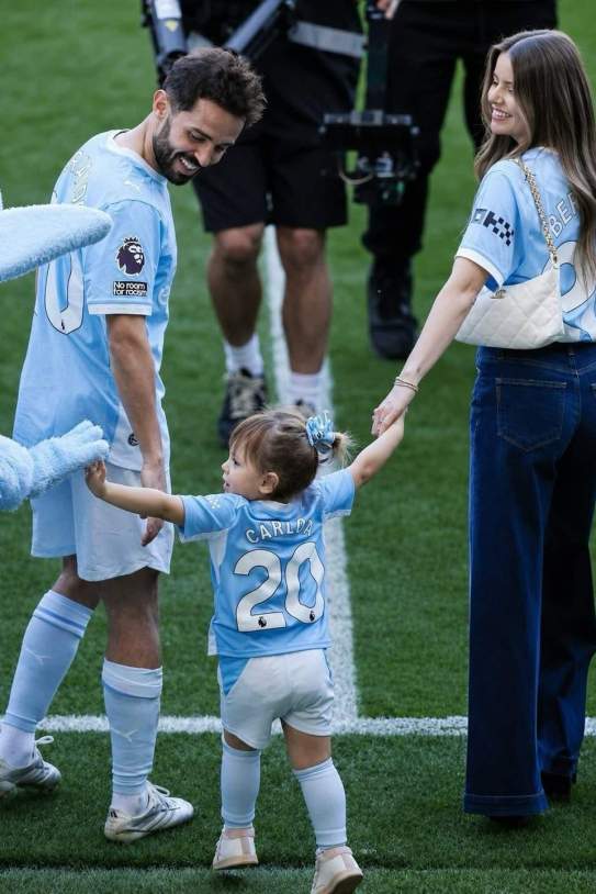 La família de Bernardo Silva / Instagram