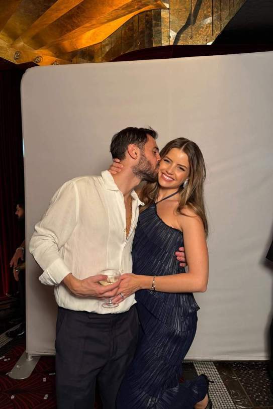 Bernardo Silva amb Inés Degener / Instagram