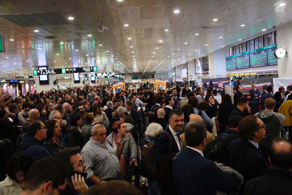 Santi Vila, entre els atrapats a l’estació de Sants