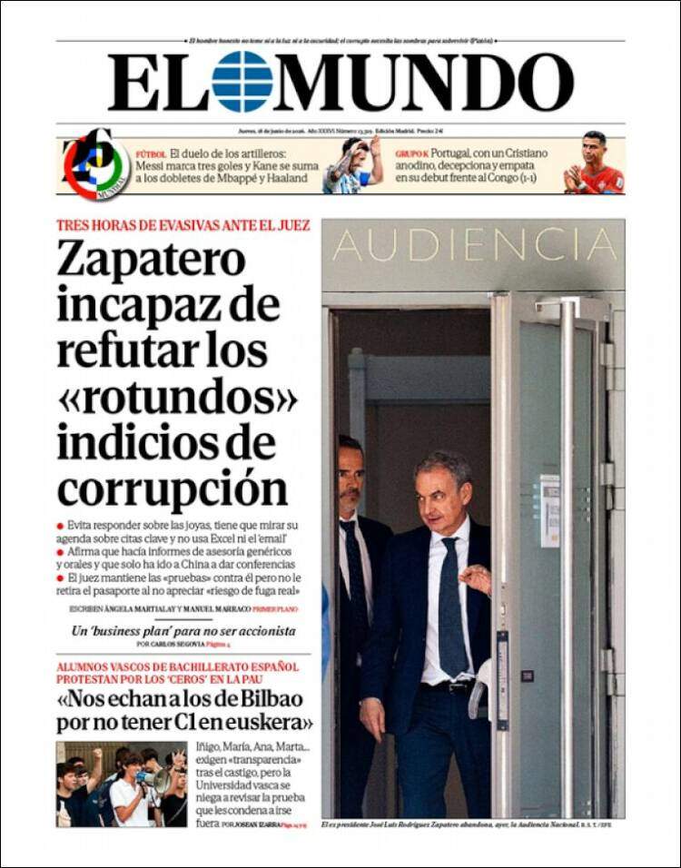 'El Mundo', 18 de juny de 2026 'El Mundo', 18 de juny de 2026