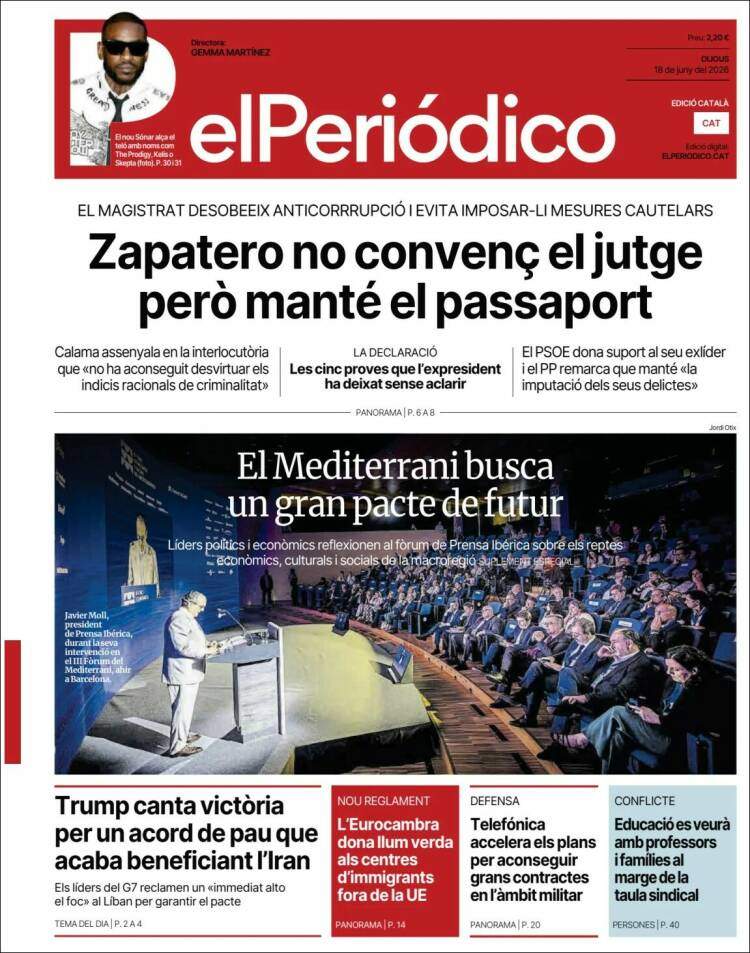 'El Periódico', 18 de juny de 2026 'El Periódico', 18 de juny de 2026