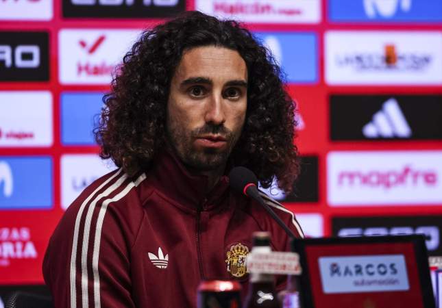EuropaPress 7408684 marc cucurella of spain attends the press conference ahead of the EuropaPress 7408684 marc cucurella of spain attends the press conference ahead of the