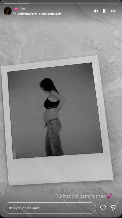 Ona Sellarès sobre el seu embaràs / Instagram