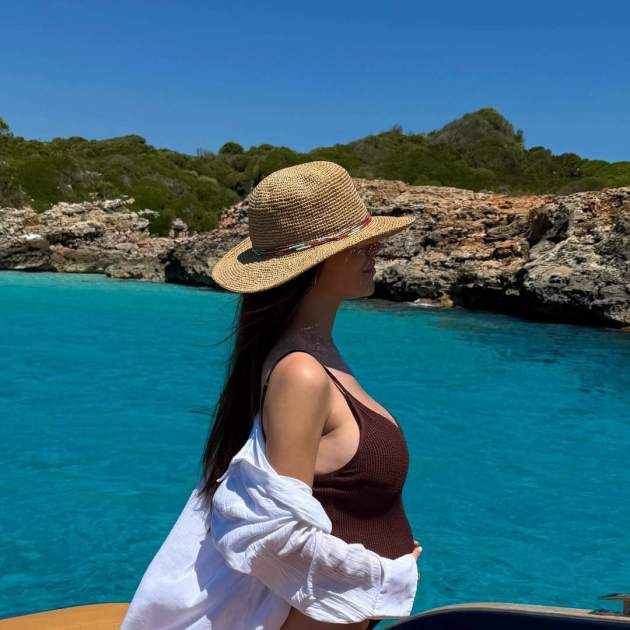 Ona Sellarès a Menorca / Instagram