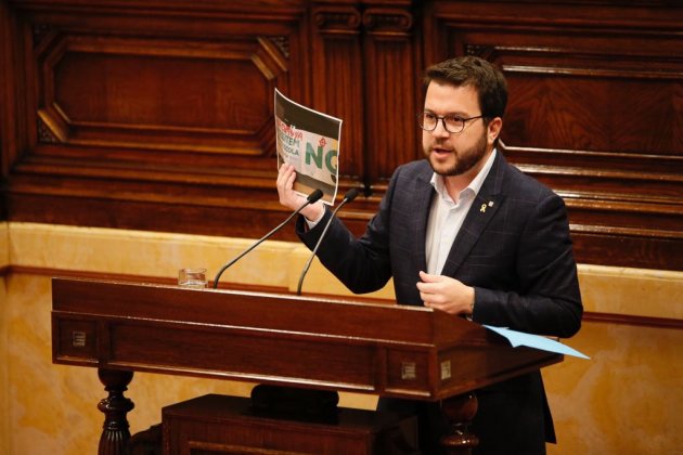 EL NAICIONAL Pere Aragonès Parlament  Sergi Alcàzar