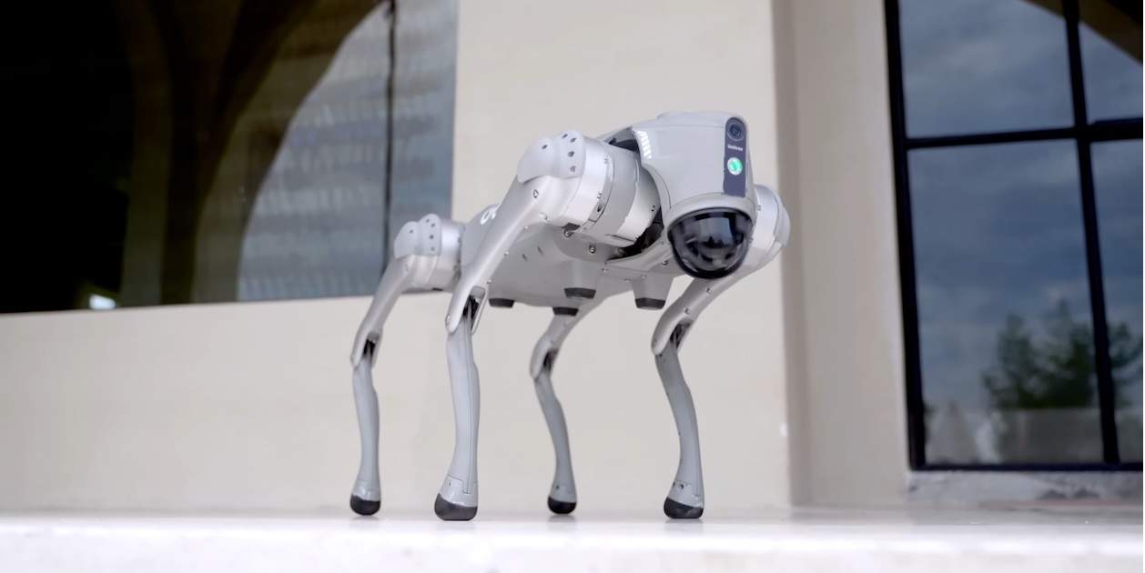 Unitree Go2 funcionando con modelos de IA física de Alibaba
