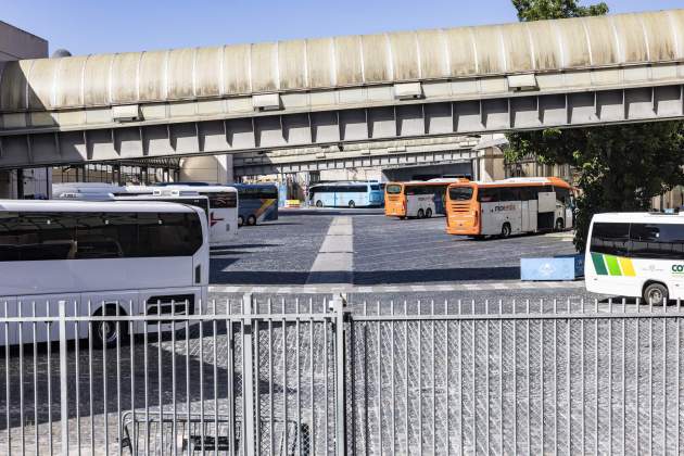 Protesta veïnal sobre nova estació autobusos barcelona nord / Foto: Calos Baglietto Protesta veïnal sobre nova estació autobusos barcelona nord / Foto: Calos Baglietto