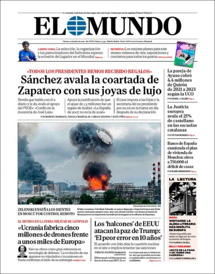 'El Mundo', 19 de juny de 2026 'El Mundo', 19 de juny de 2026