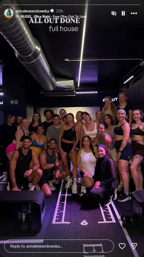 Anna Lewandowska al seu gimnas / Instagram Anna Lewandowska al seu gimnas / Instagram