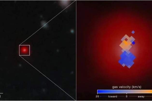 Imagen captada por el instrumento del telescopio James Webb Imagen captada por el instrumento del telescopio James Webb